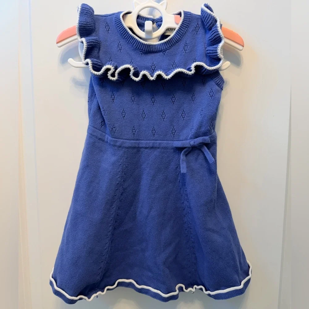 Organic Cotton Baby Dress Bundle 12-18M Smocked Ruffle Hope & Henry
